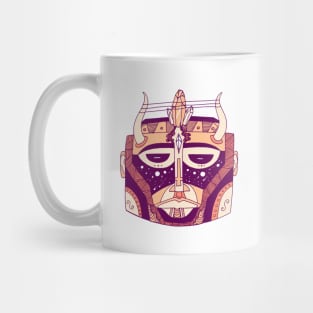 Peach African Mask No 8 Mug